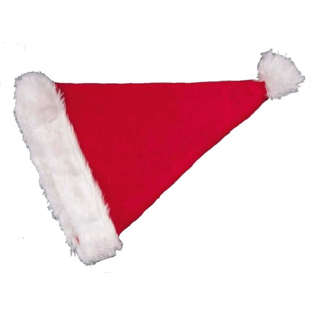 Premier Adults Unisex Santa Hat / Red/White